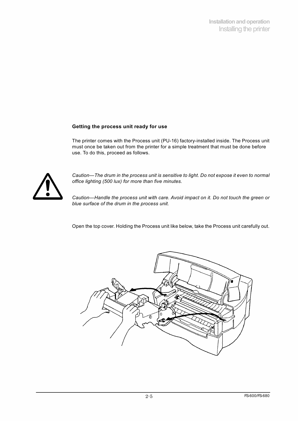 KYOCERA LaserPrinter FS-600 680 Parts and Service Manual-2